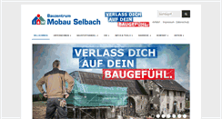 Desktop Screenshot of mobau-selbach.de